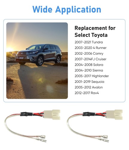 Update Car Dash Tweeter Speaker Wiring Harness Connector Plug Replacement for... - Picture 2 of 7