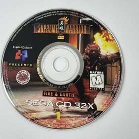 Sega Supreme Warrior 1994 Boxed 32X CD 2 Disc Set Digital Pictures Ying Heung