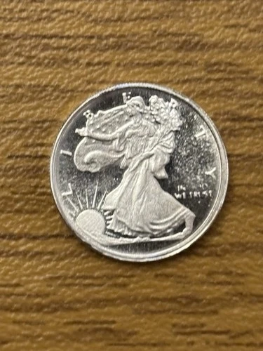 Walking Liberty | .999 Silver 1/10 oz Rounds | Classic Coin design Silver Round