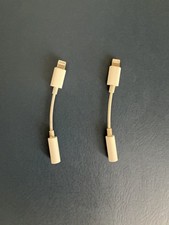 Apple Original 2 Pack Lightning to 3.5 mm Headphone Jack Adapter for iPhone