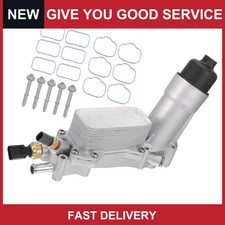 Engine Oil Cooler Filter Housing Set with Gaskets for Chrysler 200 68310865AB