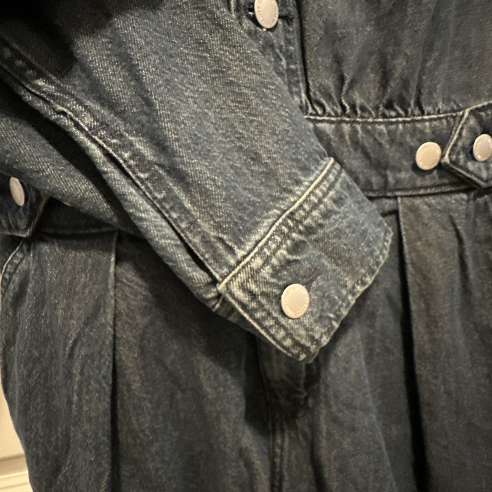 Universal Thread Jean Button Up Romper Women’s Si… - image 3