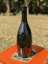 Vintage E. Remy Martin & Co Cognac France Empty Dark Green Bottle