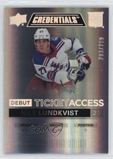2021 Upper Deck Credentials Debut Ticket Access /799 Tier 2 Nils Lundkvist z6b