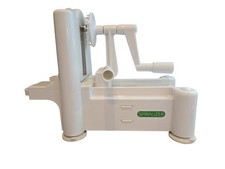 Spiralizer Counter Top Vegetable Spiralizer 5 Blade White Kitchen Slicer Cutter