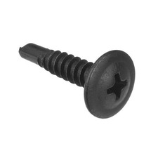 200PCS 8 x 3/4" Phillips Head Self Tapping Screws, Black