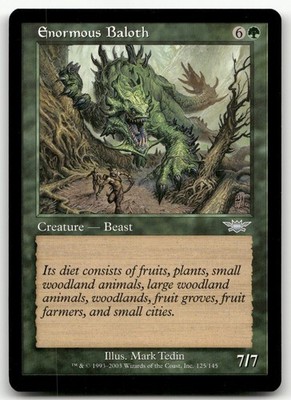 Enormous Baloth #125 (NM) Legions LGN Magic MTG
