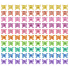 100Pcs Mini Butterfly Hair Claw Clips for Girls, Toddlers, Kids, Bright Colors