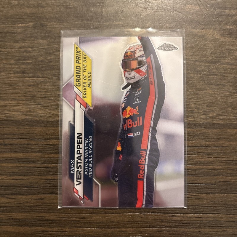 2020 Topps Chrome Formula 1 Card #171 Max Verstappen Red Bull F1