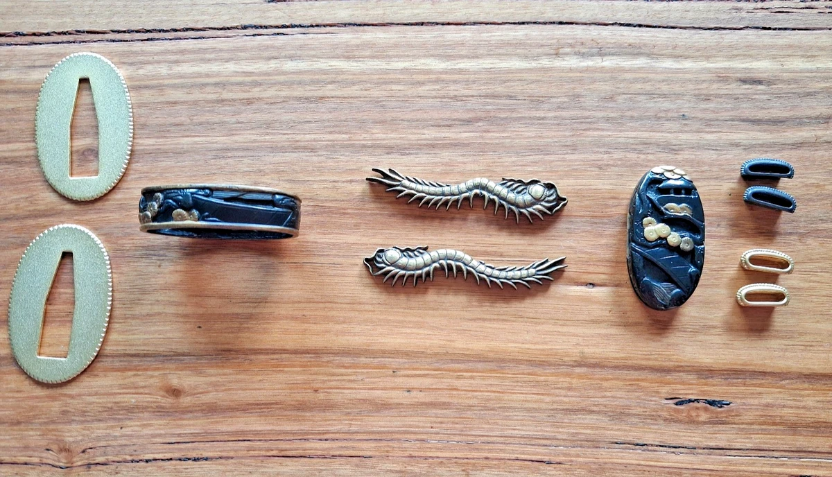 古董日本刀镡| eBay