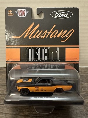 1970 Ford Mustang MACH 1 428 Orange M2 Machines R133 25-34 New in Package Muscle