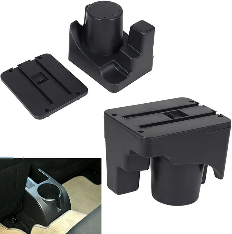 Caja reposabrazos para Volkswagen VW Jetta 2007-2012 almacenamiento de doble capa con puertos USB Foto 2 de 4