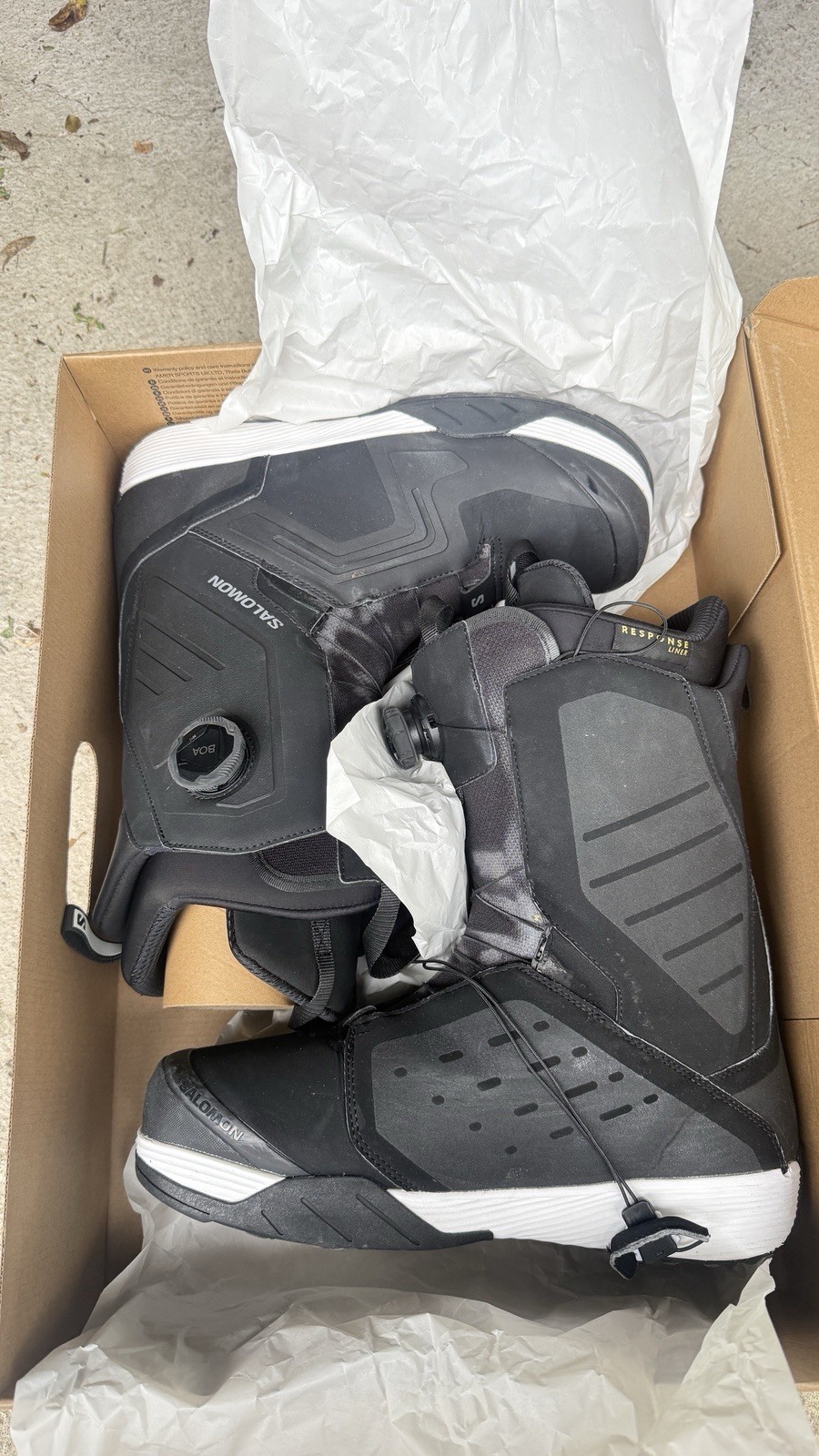 Salomon Dialogue Dual BOA Snowboard Boots – Gr. 44,5 / 10,5 / 29,5