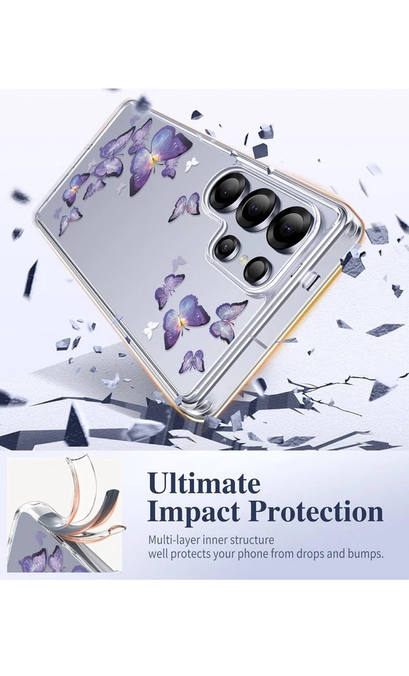 GVIEWIN For Samsung Galaxy S25 Ultra Case, [Screen & Camera Lens Protector] - Image 4 of 4