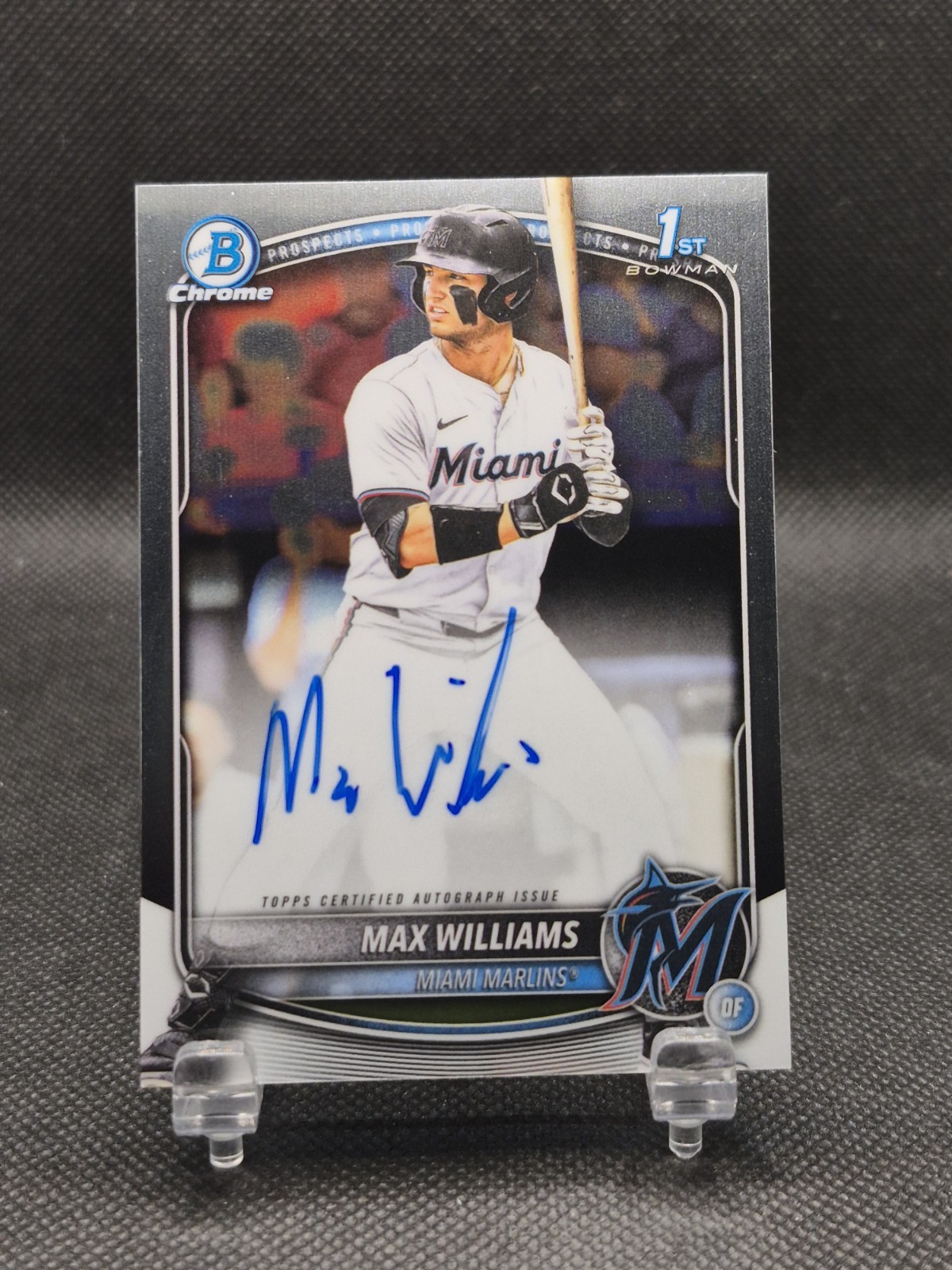 2025 Bowman Draft Chrome Prospect Auto Max Williams #CPA-MWI Autograph (B)