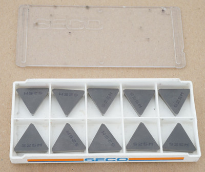 10 x Seco TPKN 2204PPR P25 S25M Wendeschneidplatten zum Fräsen