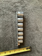 Snap On 3/8” Drive Shallow Socket Set, 7pc, Sae, 12pt….descrip For Sizes…..