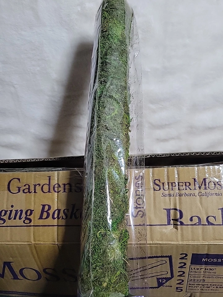 (Estuche de 12) SuperMossy Pole 30" soporte natural para plantas verde fresco 22225 Foto 3 de 4