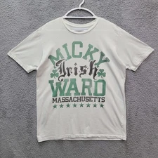 Size L Roots Of Fight Shirt Micky Ward Irish Champion Boxing Club Massachusetts 