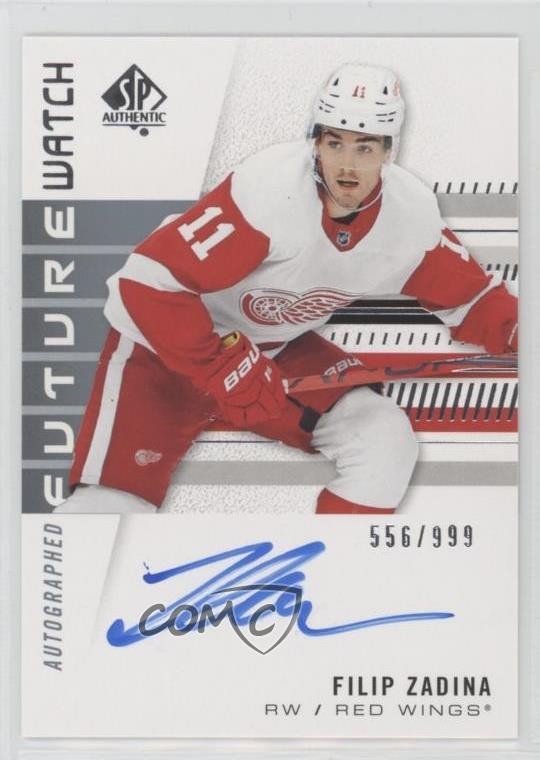 2019-20 SP Authentic Future Watch Rookies 556/999 Filip Zadina #159 Auto 0o5t