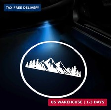 2PCS Car Door Light Projector Wireless Ghost Shadow Lamp Mountain Car Accessorie