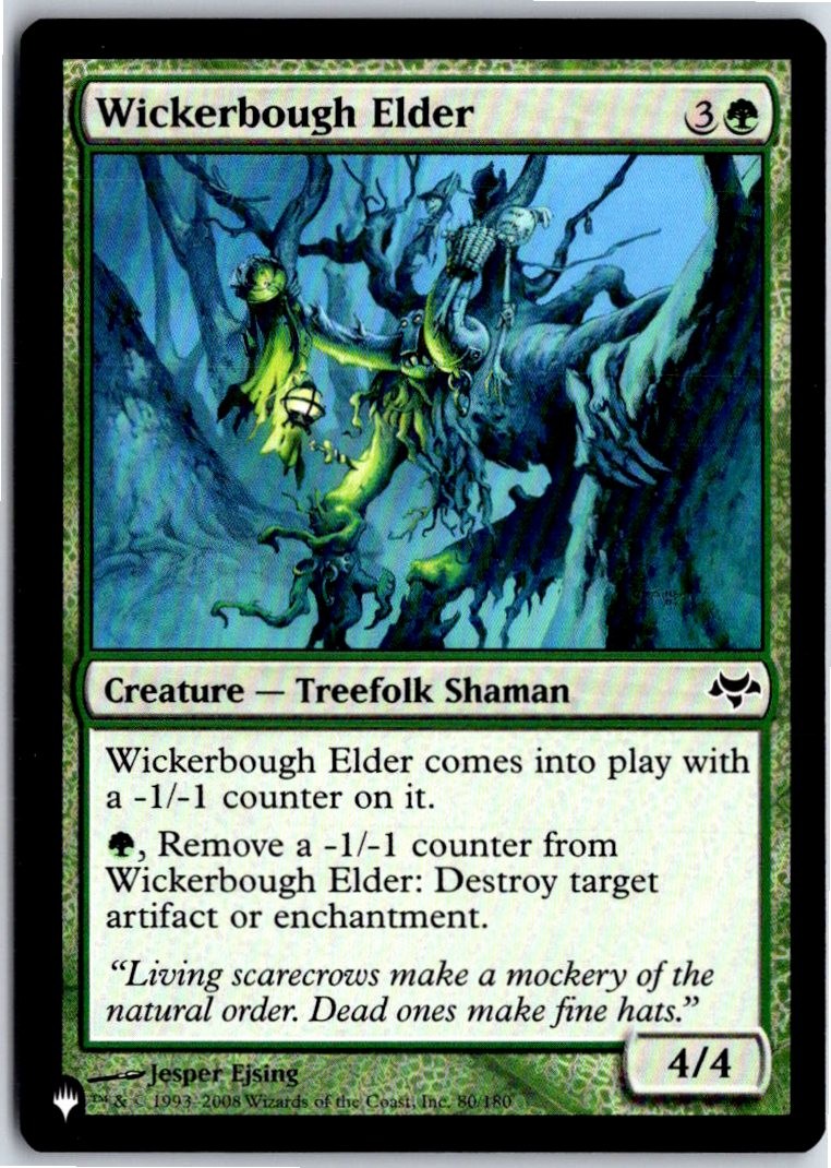 WICKERBOUGH ELDER 80 - COMMON - EVENTIDE - MAGIC: THE GATHERING - LP