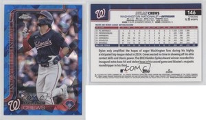 2025 Topps Chrome Sapphire Edition Dylan Crews #146 Rookie RC
