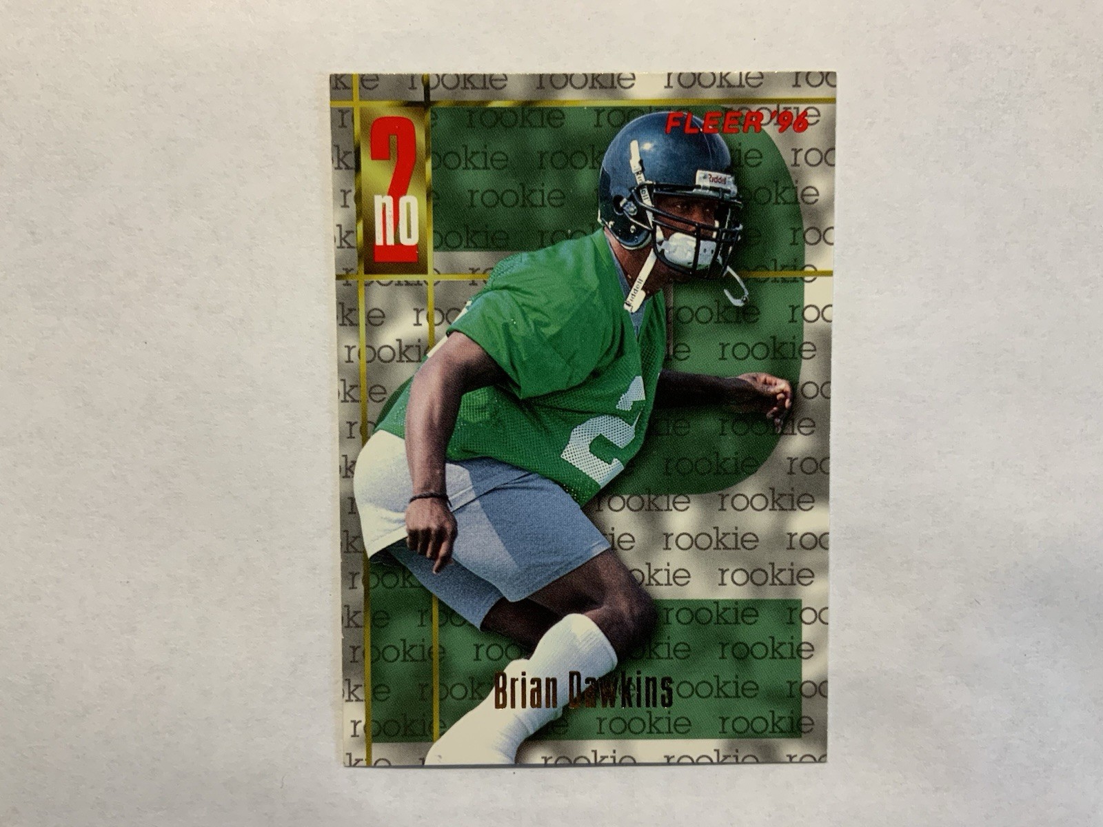 Fleer 1996 Brian Dawkins Rookie #150 Philadelphia Eagles NFL Football Card