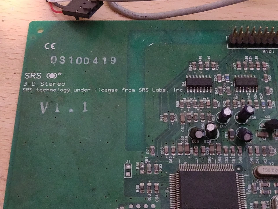 Aztech Sound 16B SRS 3D 3-D Stereo ISA Vintage Sound Card AZT2320 - Image 4 of 4