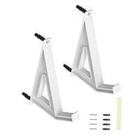 Small Wall Rack For Tablets Firmly Grip With Adhesive Tape Screws Wall Mount