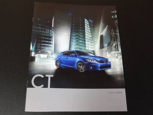 Lexus Catalog CT USA 2013 Prompt Decision! | eBay