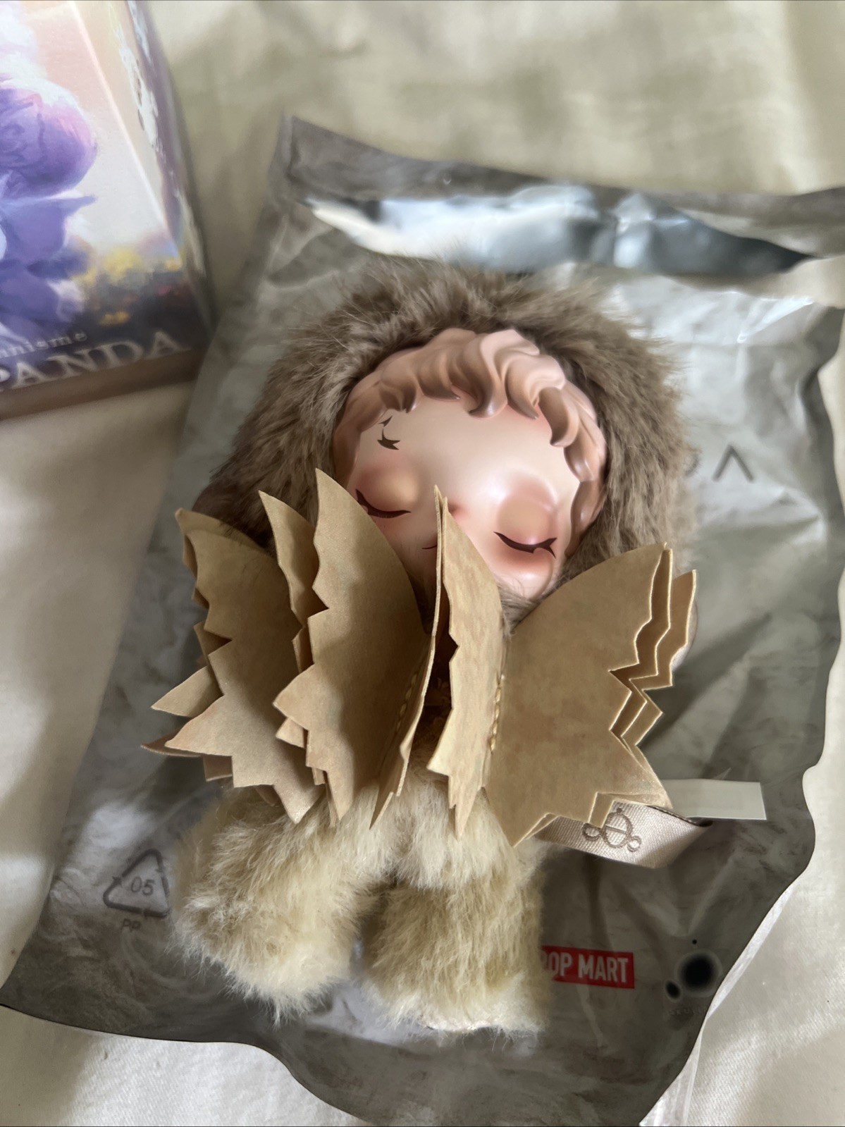 Pop MART Skullpanda L'Impressionniste Series Plush Confirmed Blind Box Teakwood