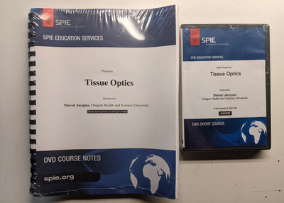 Tissue Optics by Steven Jacques -  5 DVDs  and course  SPIE Educational Services