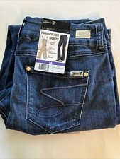 Seven7 Women's Slim Bootcut Stretch Jeans Size 16 Precious Wash