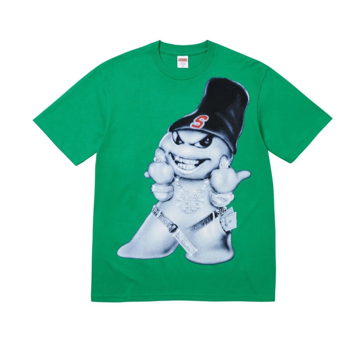 【S】Supreme man Tee SUPREME SNOWMAN TEE SHIRT GREEN SIZE XL FW25 BRAND NEW SEALED | eBay