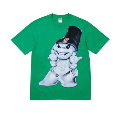 SUPREME SNOWMAN TEE SHIRT GREEN SIZE XL FW25 BRAND NEW SEALED | eBay