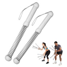 New Upgrade 2nd Generation Weighted Ropeless Battle Ropes for Home Gym,Quiet ...