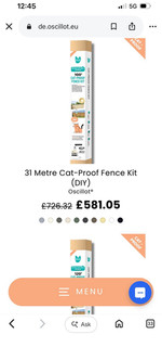 Oscillot 100' DIY Cat Proof Fence Kit for Cat Proof Fence Kits