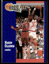 1991-92 Fleer #223 Hakeem Olajuwon Basketball Card 1102R