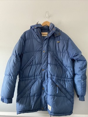 Trespass Vintage Daunenjacke Small Herren Blau Puffer Jacket 