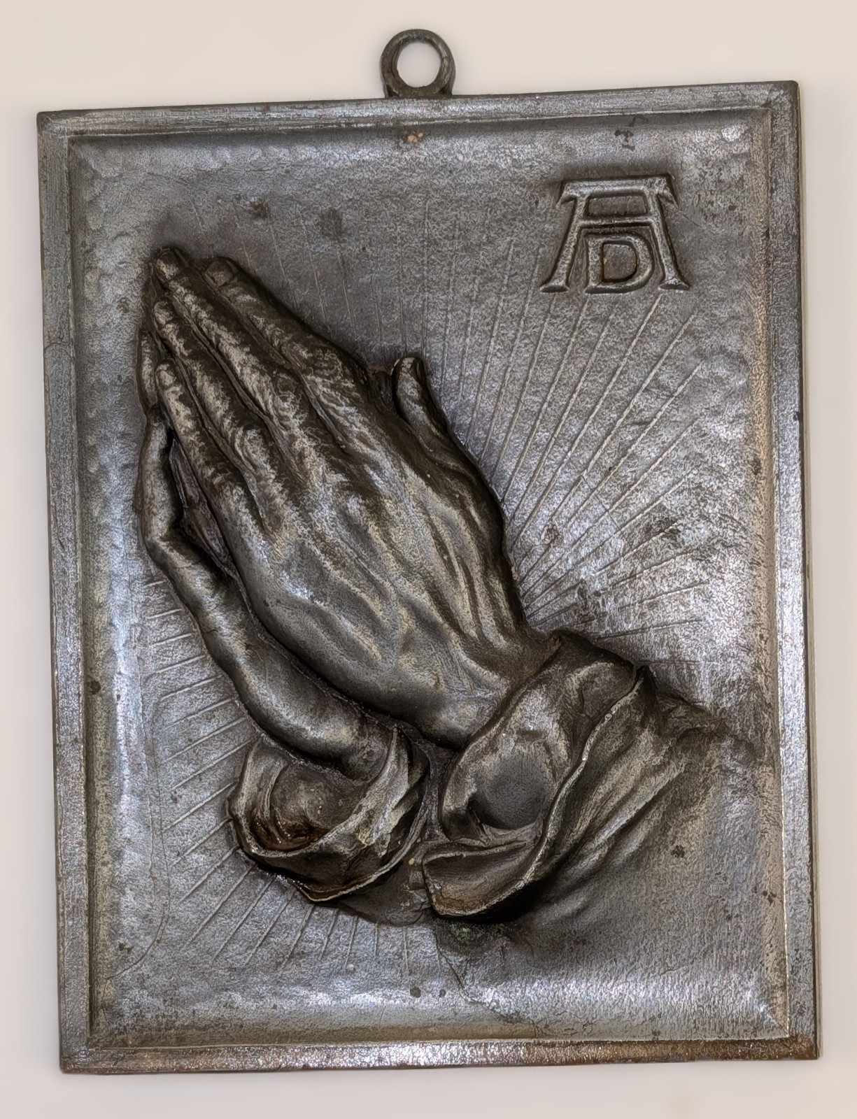 Vintage Cast Metal “Praying Hands” Plaque Albrecht Dürer Lero Danmark Religious