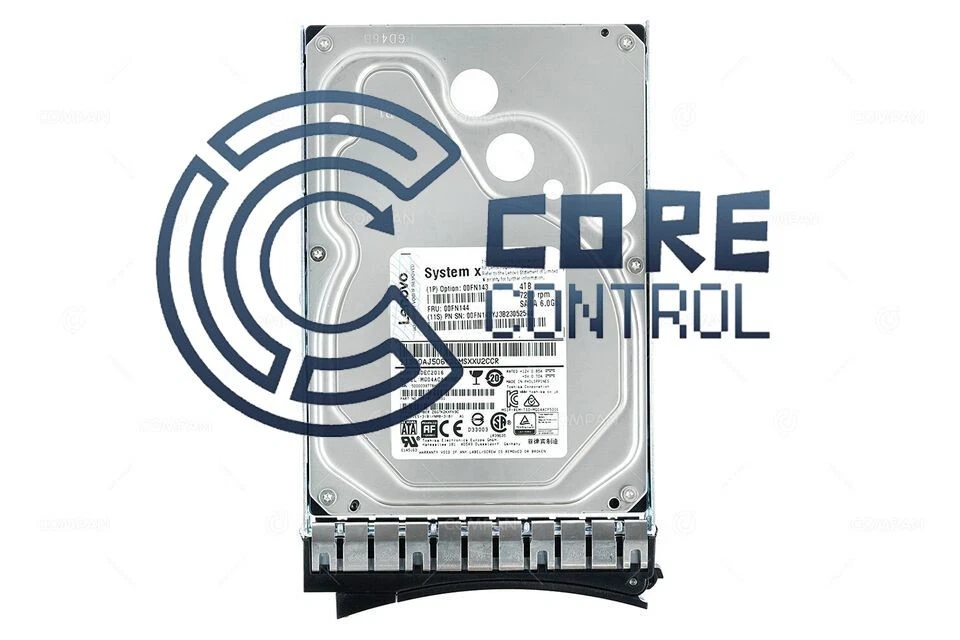 used 00FN143 Lenovo 4TB 7.2K 6Gbps NL SATA 3.5" G2HS 512e HDD 00FN144 00FN147 - Image 3 of 3