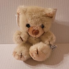 Russ Tuff Teddy Bear 567 Caress Soft Pets W/tag 6" Tan Plush Stuffed Animal Toy