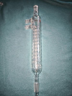 NORMAG Spiralkühler 200 mm NS 14,5 SVL 15 Laborglas Kühler Schlangenkühler
