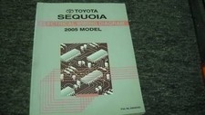 2005 Toyota Sequoia Electrical Wiring Diagram Manual EWD ETM OEM