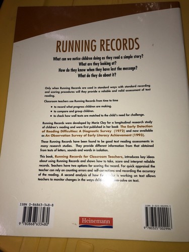 Running Records for Classroom Teachers , Clay, Marie - Picture 3 of 4
