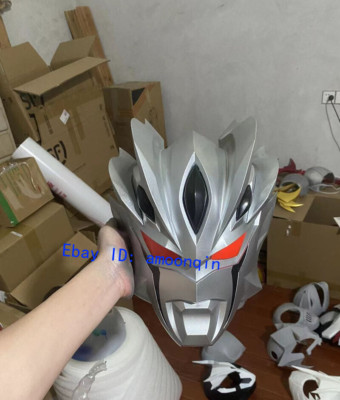 Ultraman Zero 1/1 Zero Beyond Carmeara Helmet Resin Wearable Led Cosplay Mask