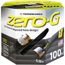 zero-G 4001-100 Garden Hose, 5/8" x 100', Gray