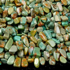 Natural Blue Green Turquoise Pebble Nugget Chip 8-14MM 10-12MM Loose Beads D432 