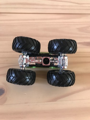 2024 Hot Wheels Poison Pinto Monster Trucks Green Yellow Crash Legends Ford - Picture 2 of 5